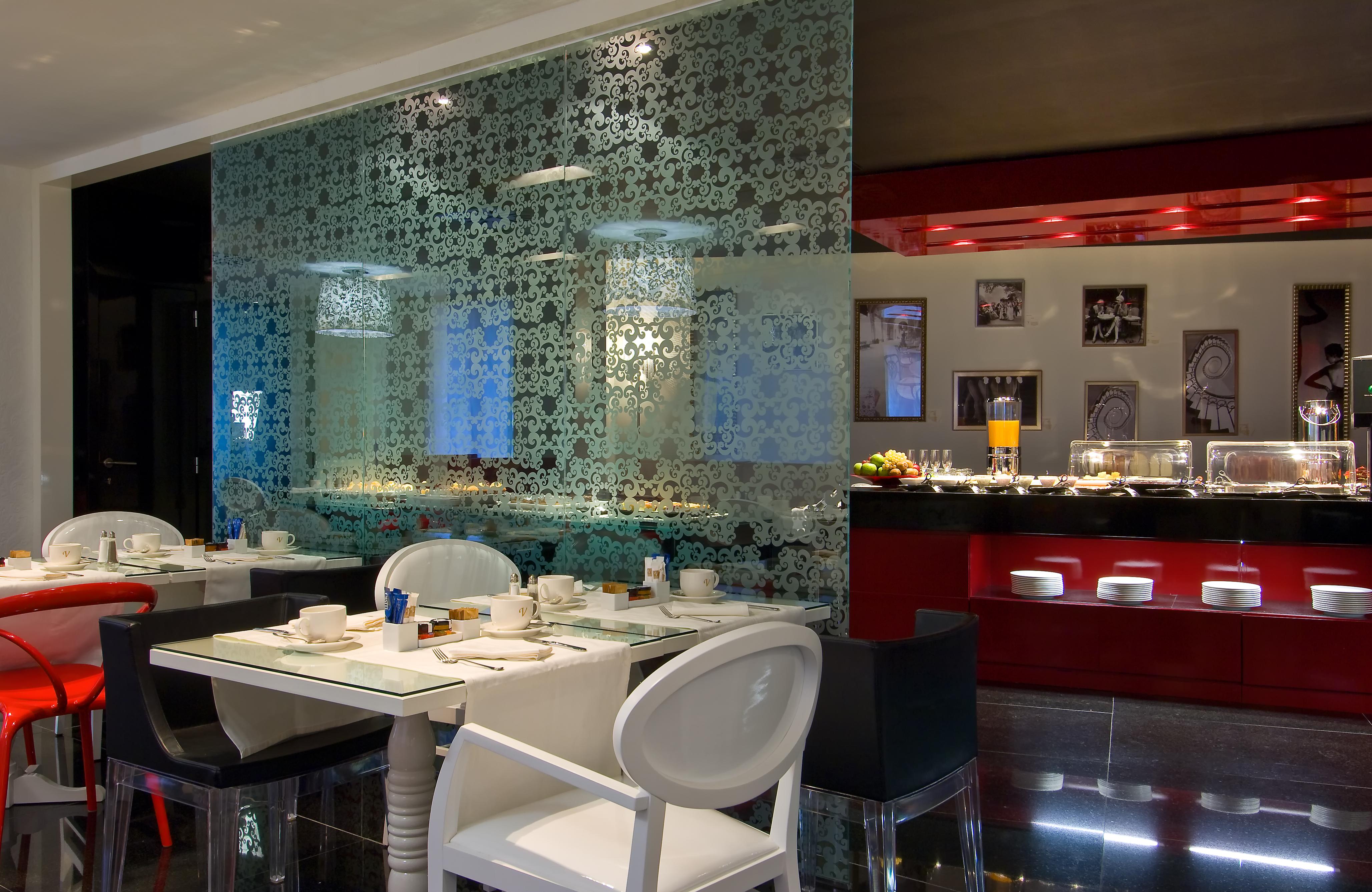 Vincci Via - 66 Hotel Madrid Restoran foto
